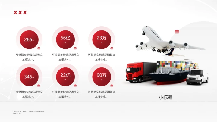 物流行业货运物流运输公司企业介绍简介PPT模版1