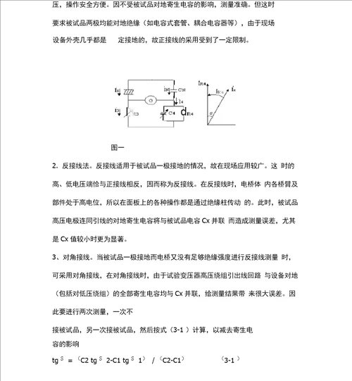 介损试验方法及原理