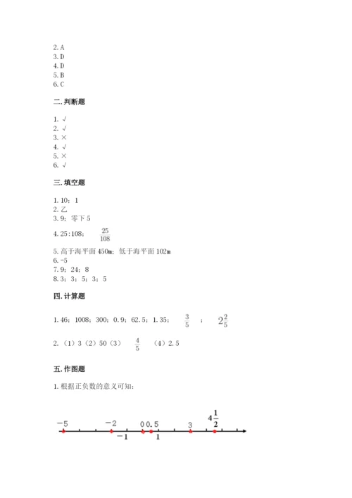 泰兴市六年级下册数学期末测试卷及完整答案1套.docx