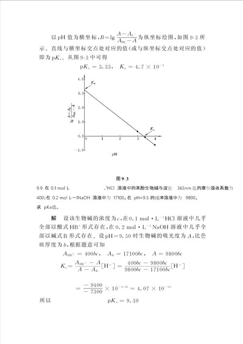 第十章吸光光度法课后习题与答案