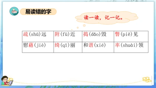 统编版四年级语文下册单元复习第一单元（复习课件）