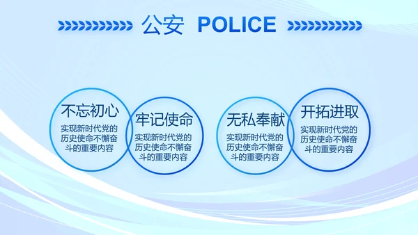 蓝色大气监狱警察工作总结汇报动态PPT模板