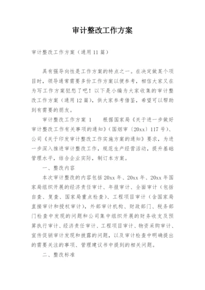 审计整改工作方案.docx