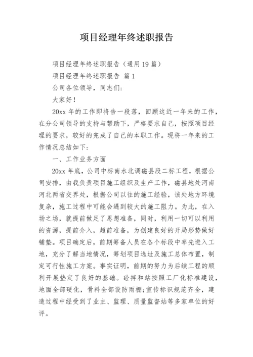 项目经理年终述职报告.docx