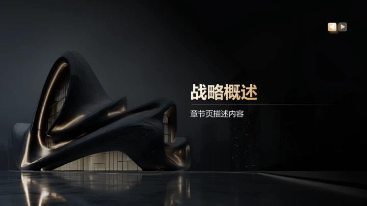 企业品牌战略发布报告PPT模板