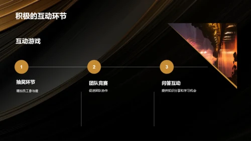 黑金奢华时尚企业年会策划PPT