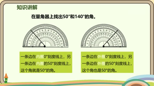 人教版数学四年级上册3.2 角的度量课件(共25张PPT)