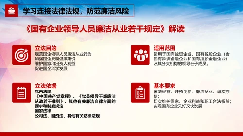 廉洁党风建设党员干部教学PPT党课模板