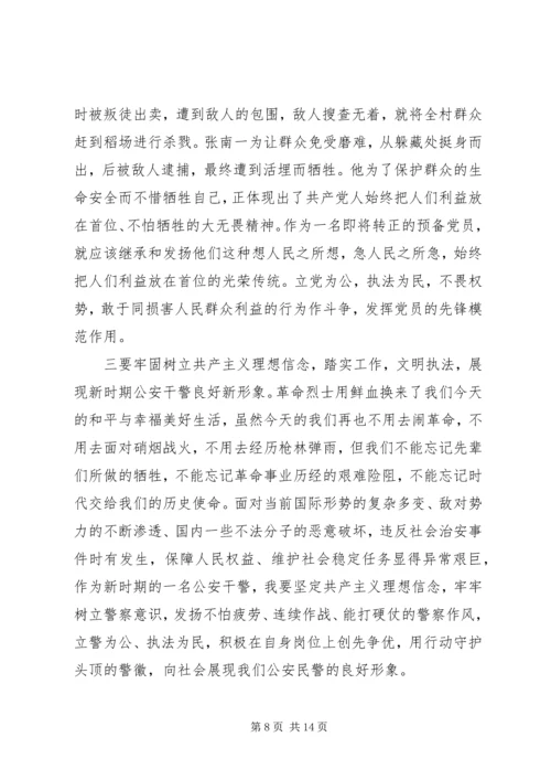 大别山党性教育学习心得.docx