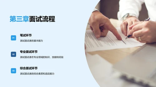 蓝色简约扁平渐变春季校园招聘多岗位宣讲PPT