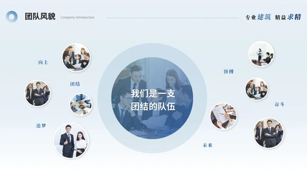 简约商务建筑公司介绍建筑企业介绍ppt模板