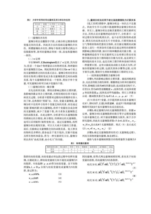 《化工原理》课程中的量纲分析法.docx