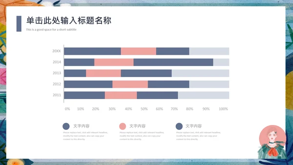 手绘卡通风时装产品宣传推广通用PPT模板