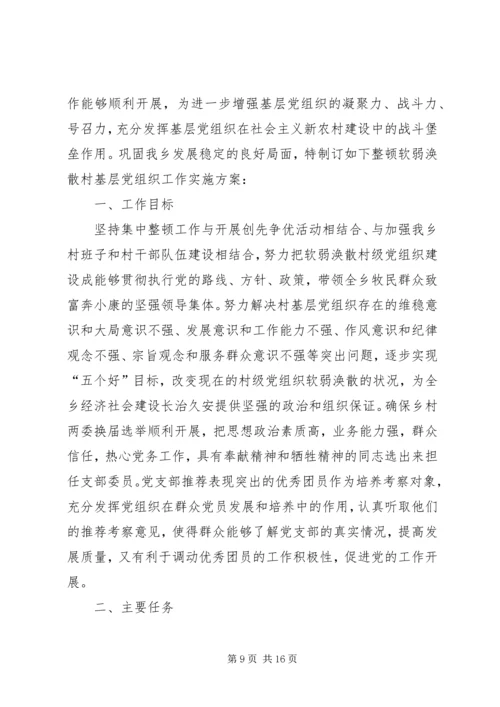 软弱涣散村验收方案.docx