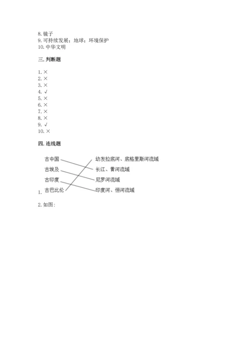 六年级下册道德与法治 《期末测试卷》精品【历年真题】.docx