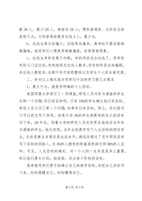 初三一模动员讲话稿.docx