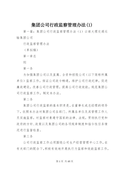 集团公司行政监察管理办法(1).docx