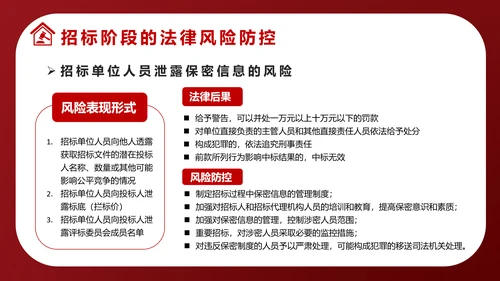 违反招标投标法规法律责任知识科普PPT模版