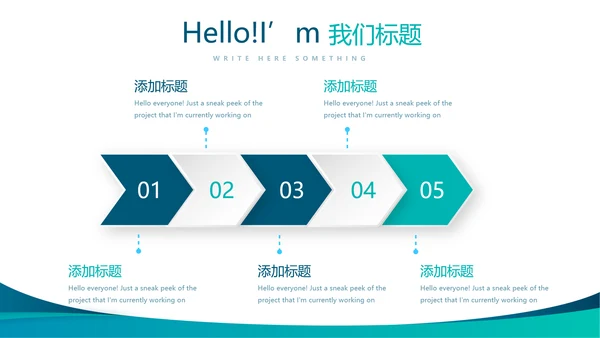蓝色时尚主治医师述职报告年年终总结动态PPT