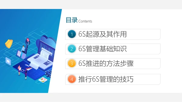 6S现场管理员工培训PPT模板