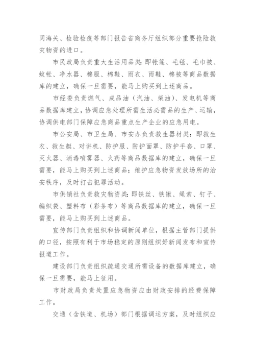 救灾物资保障应急预案_2.docx