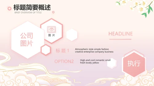 粉色中国风化妆品企业宣传介绍动态PPT模板
