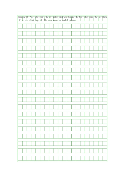 5A五年级英语上册练习卷及答案.docx