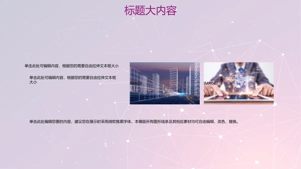 紫色科技网络信息软件科技商务动态PPT