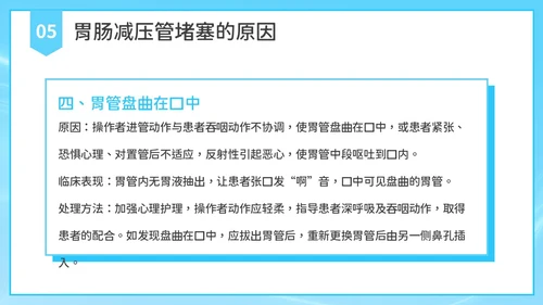 简约风胃肠减压的护理PPT模板护理查房