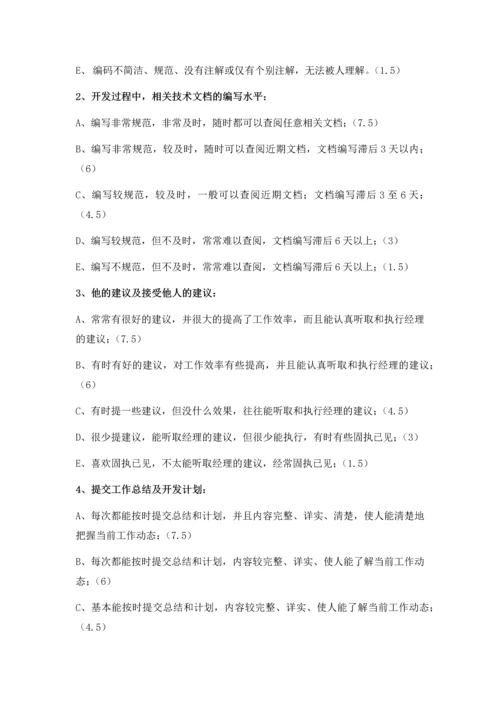 软件工程师绩效考核.docx