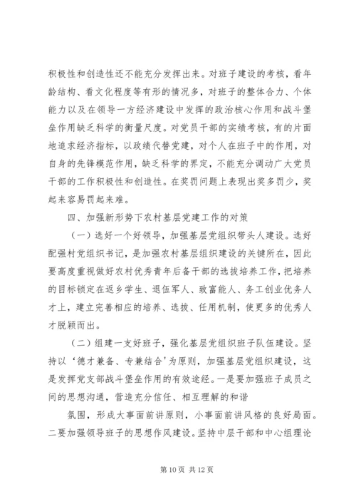 新形势下加强基层党建工作的调研与思考(精) (2).docx