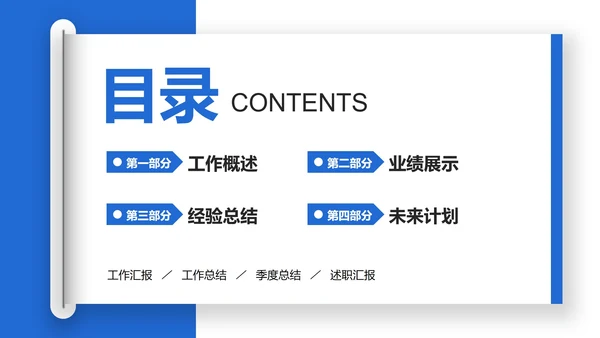 高级商务拟物扁平工作总结汇报PPT模板