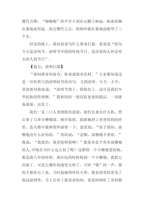 小学生作文清明上坟.docx