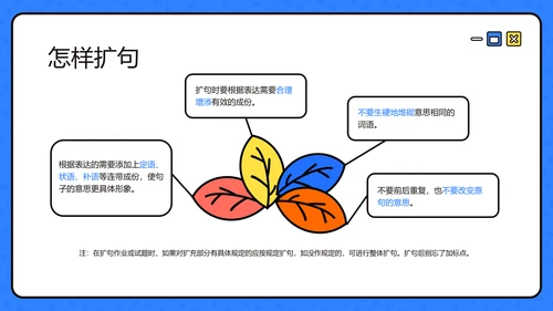 简约插画风教育课件蓝色红色