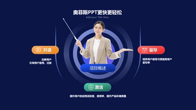 商务风并列关系3项PPT图文页