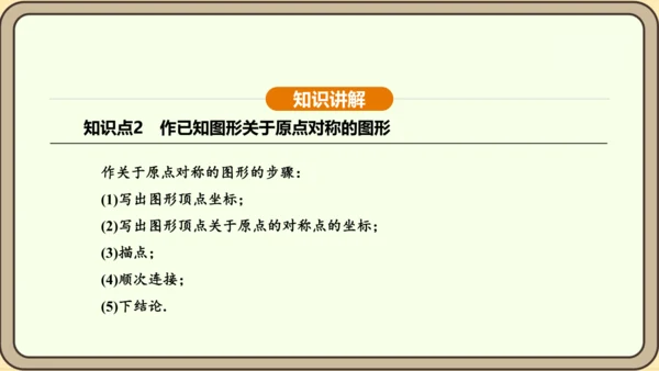 人教版数学九年级上册 23.2.3 关于原点对称的点的坐标 课件（共30张PPT）