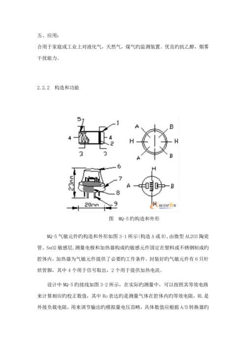 基于微机设计的天然气检测基础系统.docx