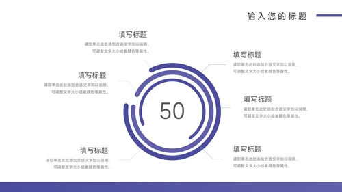 紫色极简风总结及未来展望PPT模板