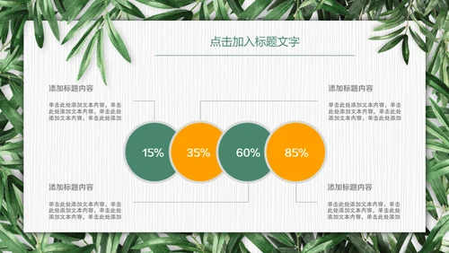 绿色环保慈善公益通用PPT模板