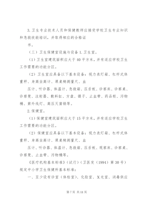 学校医务室设置标准 (5).docx