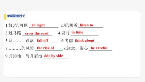 Module 8 Accidents 期末模块复习课件-外研版八年级上册