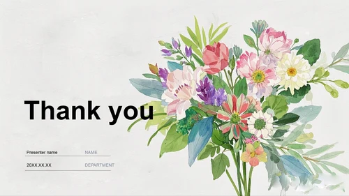 绿色插画风格教育培训PPT主题