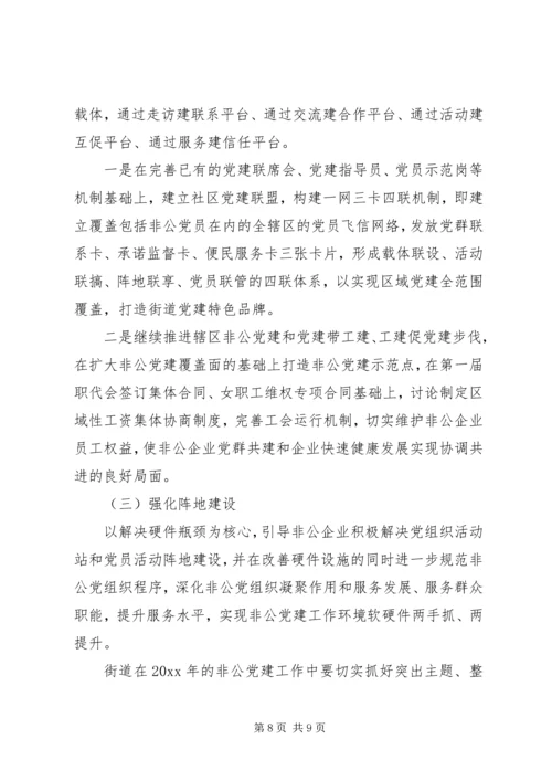 社区非公党建工作计划范文.docx