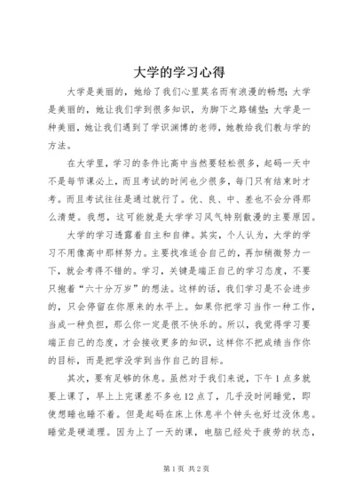 大学的学习心得.docx
