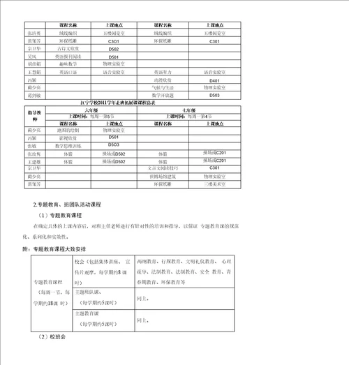 上海江宁学校德育课程实施方案