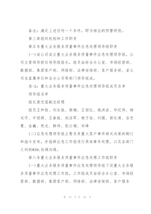 重大质量问题应急预案管理规定.docx