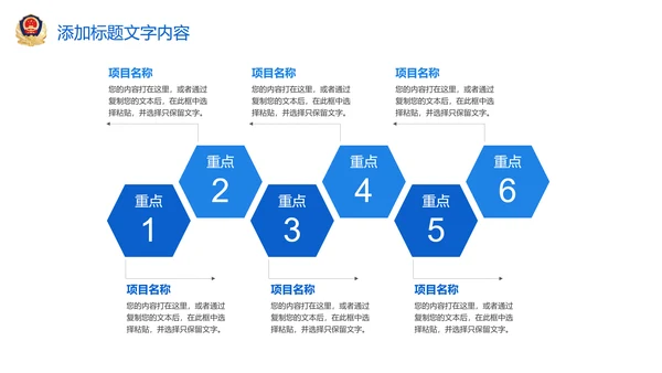 蓝色大气稳重人民公安警察案件汇报ppt
