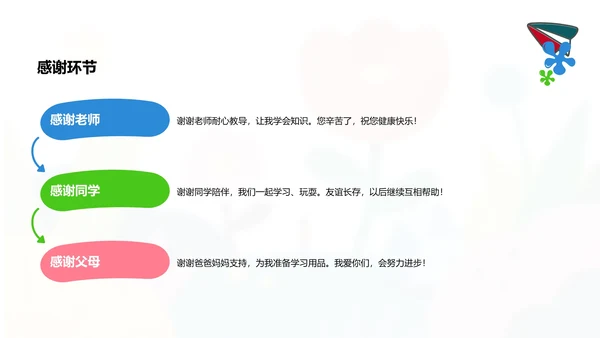 蓝色卡通风小学生开学自我介绍PPT