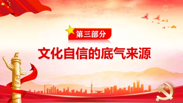 增强文化自信通用PPT模板通用PPT模板