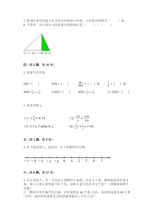 北京版数学小升初模拟试卷附参考答案（综合题）.docx